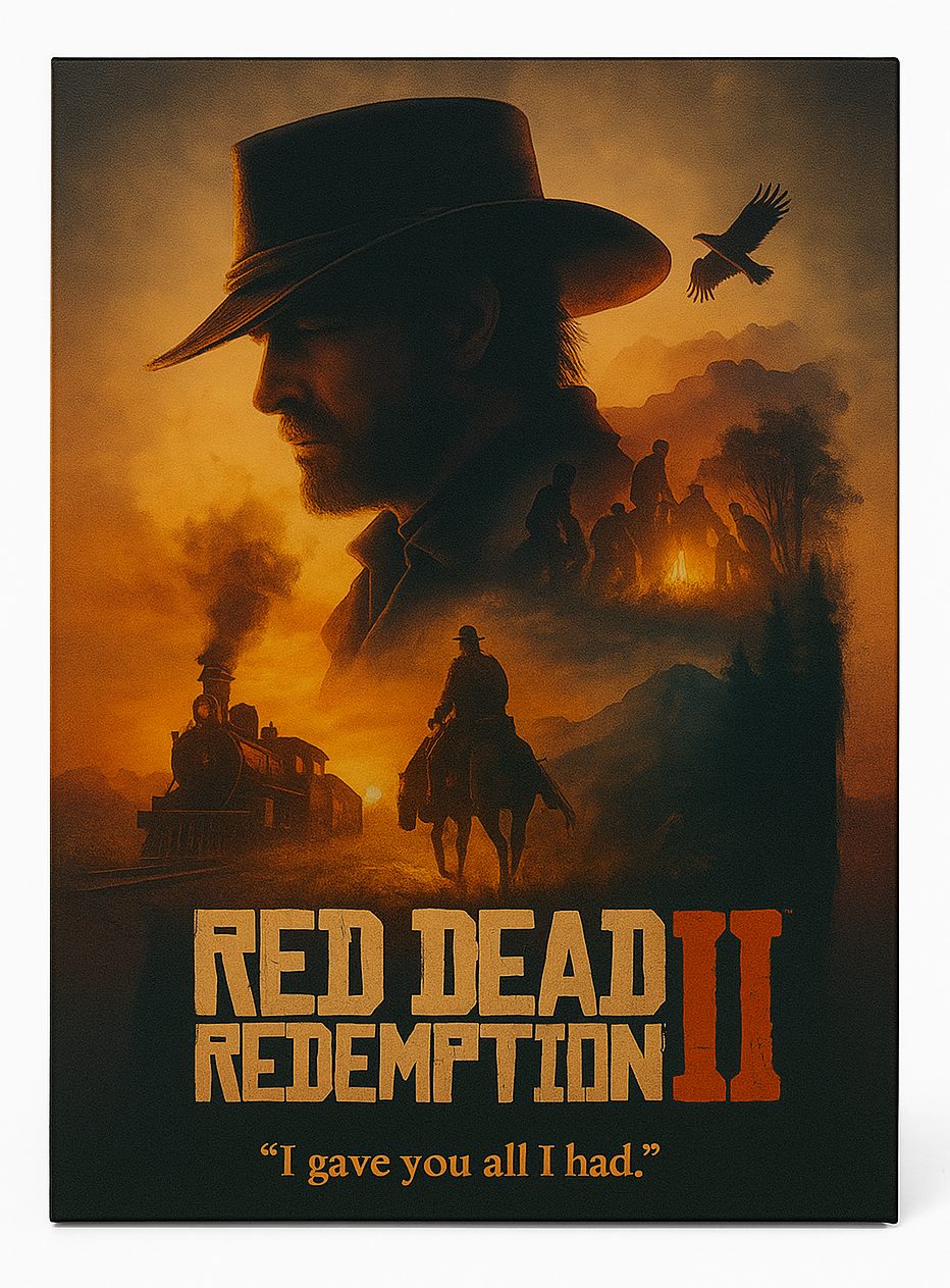 RDR2 | Timeless Wall Canvas – Premium PolyCanvas Art Print |WarpRush