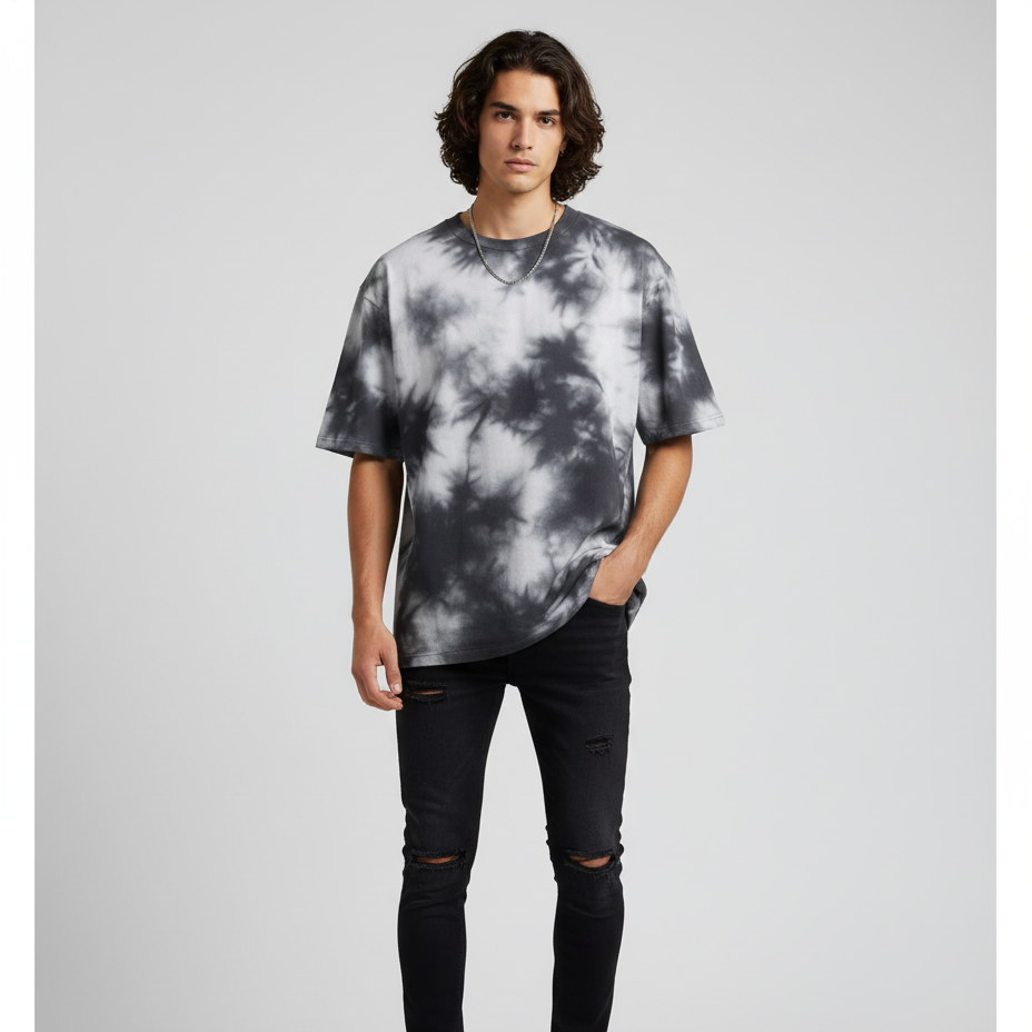 Tie Dye Oversized | Men |Premium T-Shirt | WarpRush